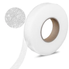 3/4"x 70Yards Double Sided Fabric Tape Adhesive Fabric Bonding Tape for Curtains