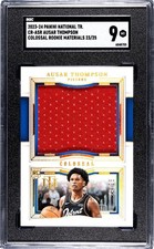 2023-24 National Treasures Ausar Thompson Colossal Rookie Materials /25 SGC 9