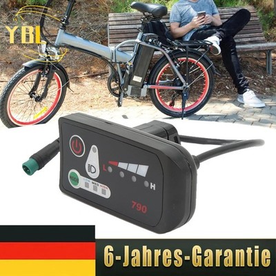 Elektrische Fahrrad LED Power Display Panel mit Wasserdicht 790 5P Stecker DE