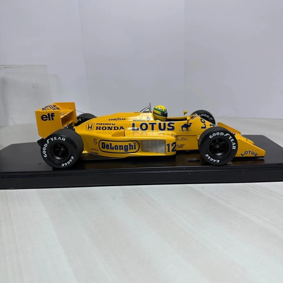 Minichamps 1/18 Ayrton Senna Honda Lotus 99T F1 modellino auto pressofuso da ... - Immagine 4 di 4