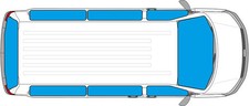 Carbest Fahrerhaus-Thermomatten-Set Isoflex für VW Caddy 5 Maxi ab Bj. 2020, 8-t