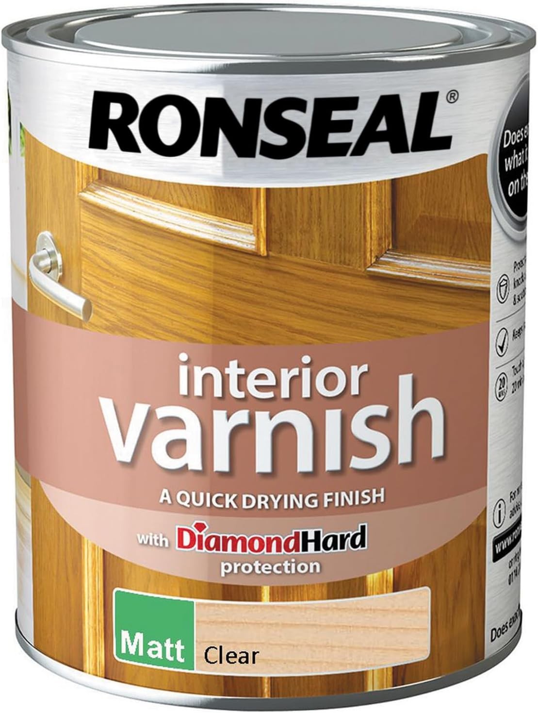 Ronseal Interior Varnish Matt Clear 750ml