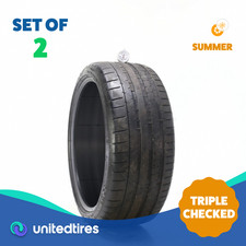 Set Of 2 Used 24535zr20 Michelin Pilot Super Sport K3 95y - 7.532