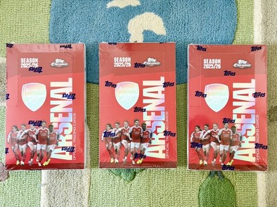 Topps Chrome  Arsenal 2025/26 - Hobby Box | NEU / SEALED | Englisch | Trusted  