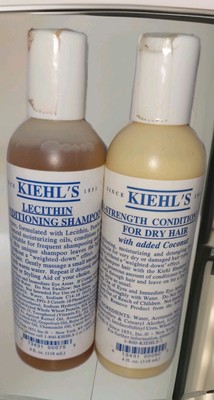 KIEHL'S LECITHIN SHAMPOO+EXTRA STRENGTH CONDITIONER COCONUT DISCONTINUED FORMULA