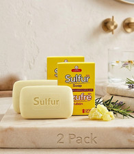 Grisi Bio Sulfur Acne Treatment Soap 2-Pack Bundle 4.4 oz