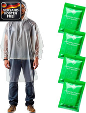 Regenschutz Poncho Wasserdicht Festival für Damen und Herren Einweg Regencape