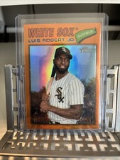 2026 TOPPS HERITAGE CHROME LUIS ROBERT JR. ORANGE REFRACTOR #D 12/25