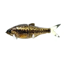 86 Baits Failsafe Glide Bait / Swimbait - 24k  Black Bass Colorway