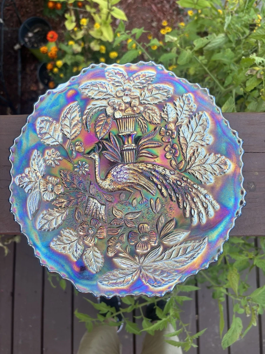 fenton blue carnival glass products for sale | eBay