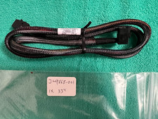 Mini SAS HD to Mini SAS HD SFF-8643 Cable Straight to 90 degree 33" BRAIDED