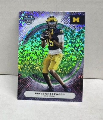 BRYCE UNDERWOOD 2025 Bowman's Best U #100 ~ GREEN MINI DIAMOND REFRACTOR #'d /99