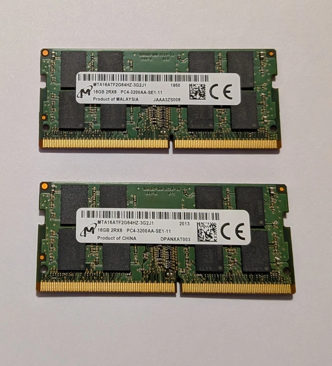 Micron DDR4 SDRAM 32 GB Total Capacity Memory (RAM) for sale | eBay