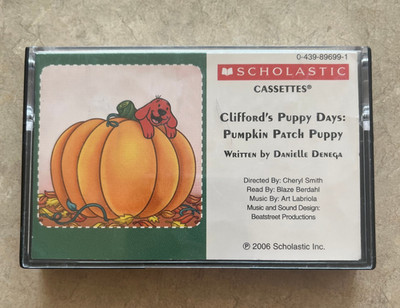 Clifford's Puppy Days Pumpkin Patch Puppy Scholastic Cassette Tape