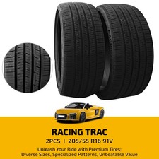 Racing High Performance 20555r16 91v Tires For 2019 Mazda 6 Touring 2.5l Pair