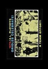 1971 Topps Set-Break #198 Al Playoff Summary NR-MINT *GMCARDS*
