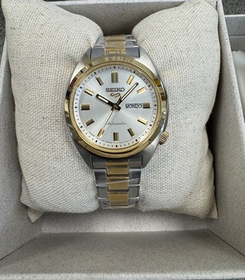 Seiko 5 Sport SNXS Series Two Tone Silver dial Unisex 32mm Watch