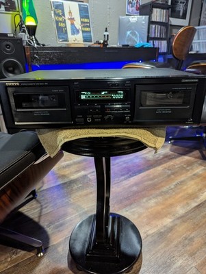 ONKYO ~TA-RW311~ R1 DUAL STEREO CASSETTE TAPE DECK HIGH SPEED DUB/MOTOR CONTROL