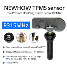 9L3Z-1A189-A TPMS Sensor Set of 4-315Mhz Tire Pressure Monitoring System Comp...