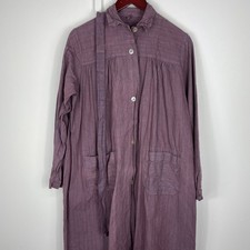 Swedish Workwear Cotton Dress Over Dyed Vintage Wash Normal
