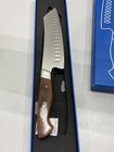 TIJERAS Damascus 7in Santoku KnifeW/ Wood Handle — photo 4