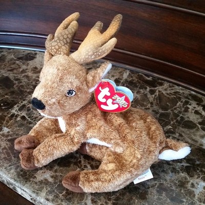 Roxie the Reindeer 2000 TY Beanie Babies Original Tags & P.E. Pellets Retired
