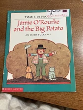 Jamie O’Rourke And The Big Potato Vintage Children’s Book 1992 Scholastic 1993