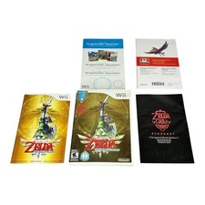 The Legend of Zelda: Skyward Sword Nintendo Wii Case Manual Inserts *No Discs*