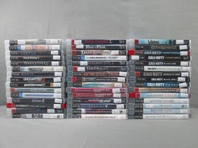 Playstation 3 ASSASSIN'S CREED CALL OF DUTY RAGE Wholesale Lot GOOD TITLES PS3