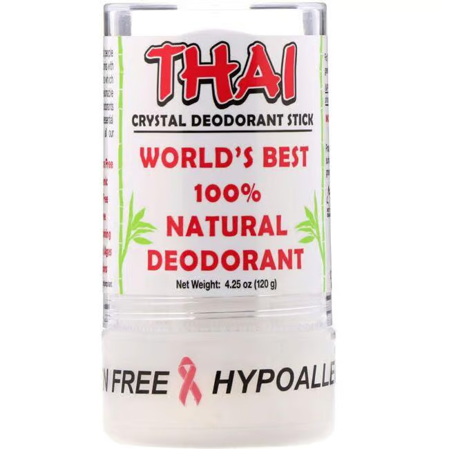Тайский дезодорант Stone Thai Crystal Deodorant Stick, без запаха, 24 часа, 4,25 унции