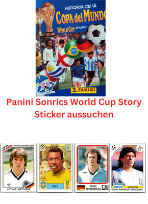 Panini Sonrics World Cup Story Einzelsticker aussuchen