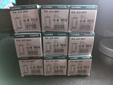 LUTRON RA-AD-WH RadioRA 120V  - Lot Of 9 White