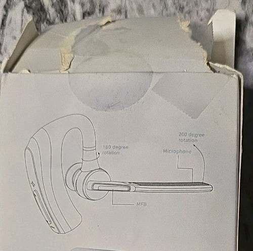 Bluetooth Headphones Ear Hook Wireless Headset Earphones for Sport Built-in Mic - Picture 2 of 5