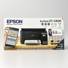 Epson EcoTank ET-2400 Wireless Color Cartridge-Free Supertank Printer Bundle New