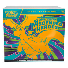 Pokémon Elite Trainer Box Mega Evolution Ascended Heroes Trading Card Game ETB