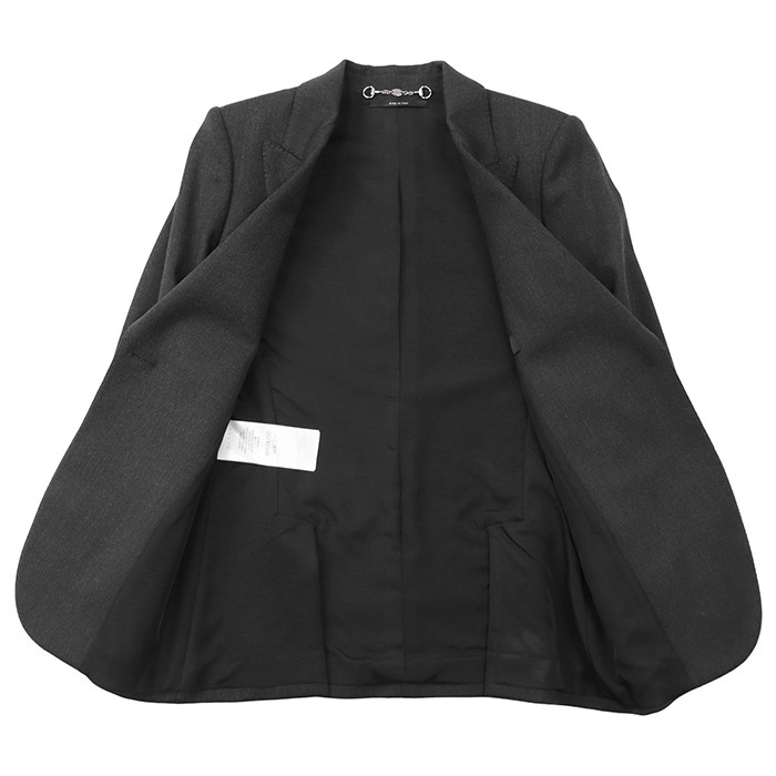 GUCCI Tailored Jacket Polyester × Wool Stretch Ga… - image 9