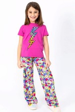 Preppy Goose Girls  Lots of Smiles Loungewear Pant Size 4 NWT