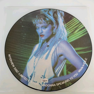 Madonna With Love 1985 UK ''Tell Tales'' Vinyl Interview Picture Disc Original