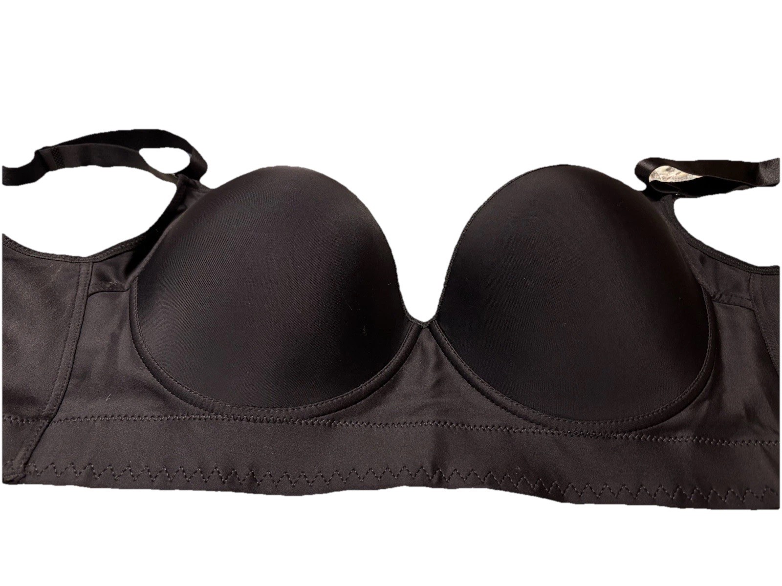 Women’s No Brand Size 40 F Cup Black Wide Band Bra