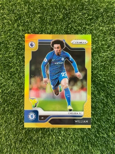 2019-20 Panini Prizm EPL WILLIAN GOLD #5/10 Chelsea Arsenal
