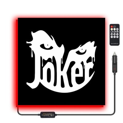 JOKER E LKW Shild LED Rückwandschilder Lichtbrett, 12v oder 24v, Dimmer, 56