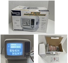 Vintage GPX 5 Inch B/W CRT Retro Gaming TV AM/FM Radio VIDEO READ DESCR