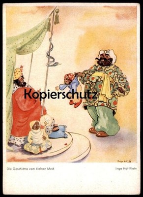VINTAGE POSTCARD FAIRY TALE LITTLE MUCK INGE HOF-KLEIN the small muck fairy tale