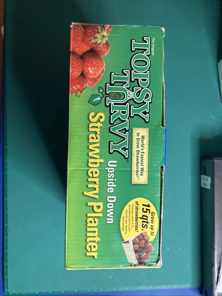 ОРИГИНАЛЬНАЯ КЛУБНИЧНАЯ СЕЯЛКА TOPSY TURVY ВВЕРХ НОГАМИ. ОТКРЫТАЯ КОРОБКА. - Изображение 4 из 4