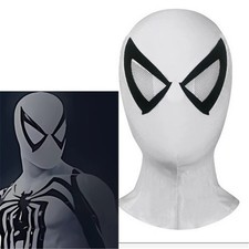 White Spider-man Anti-Venom Mask Spiderman Cosplay Costume Accessories Halloween