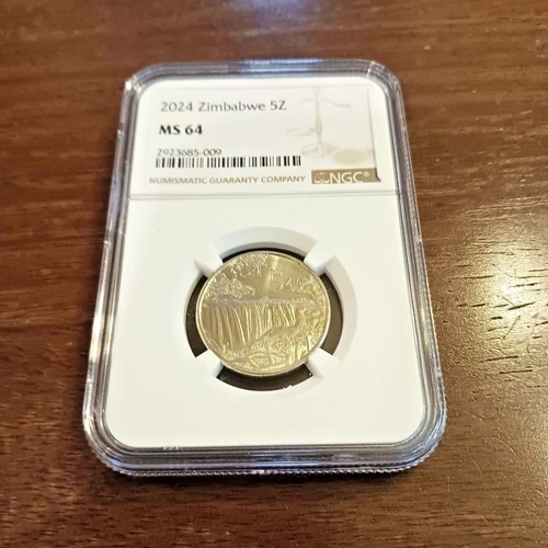2024 Zimbabwe 5 Zig NGC MS 64