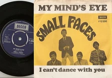 SMALL FACES MY MINDS EYE & I CANT DANCE WITH YOU DANISH PS+45 1966 FREAKBEAT MOD