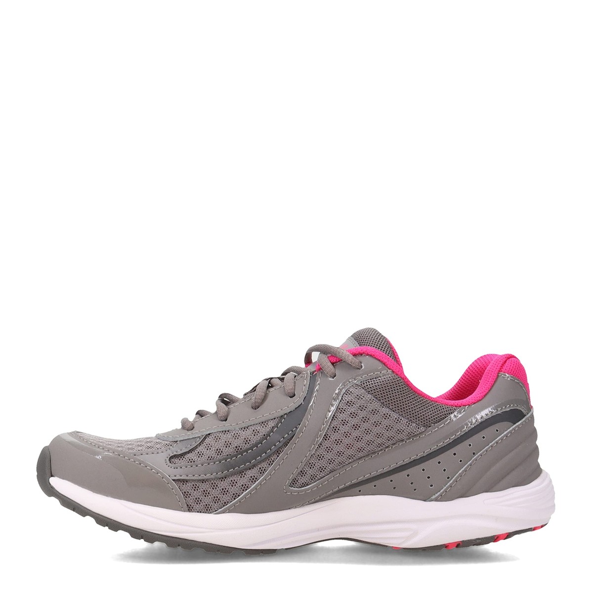 LikeNew_Ryka Womens Dash Walking Shoe, Grey/Pink, US_Grey