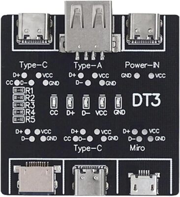 1Pc USB Cable Tester Board USB Cable Checkers Data Wire Charging Test Data Li...
