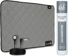 Premium Grounding Mat for Feet, Soft Cotton & Silver Fiber, Comfort for Sleep &